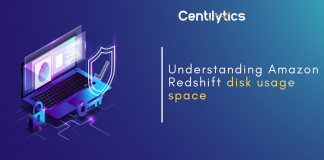 AWS Redshift disk usage space