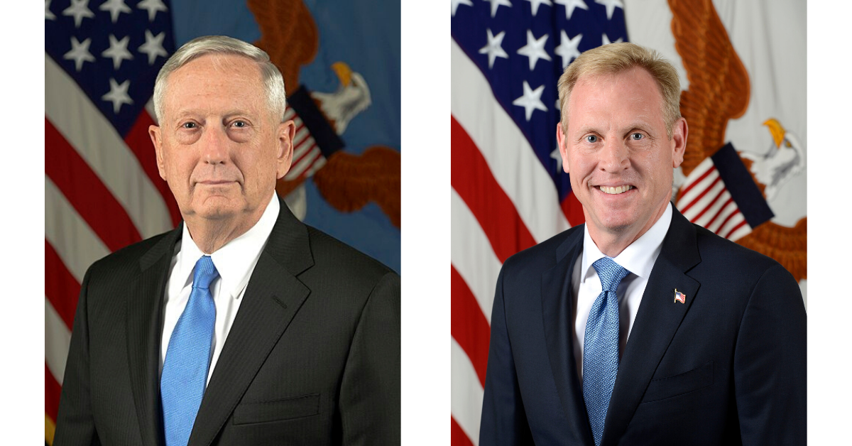 Jim Mattis and Patrick Shanahan