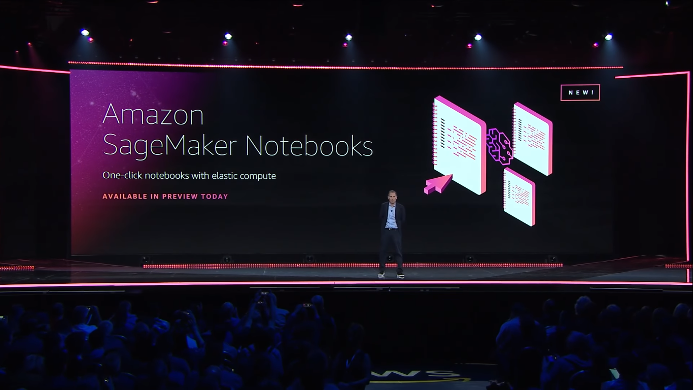 amazon announced amazon sagemaker notebooks