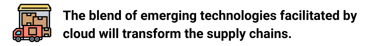 Cloud transforming supply-chain and logistics