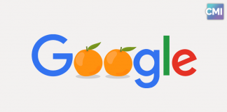 orange and google